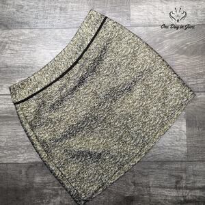 The Limited Gold Accent Mini Skirt Size 0